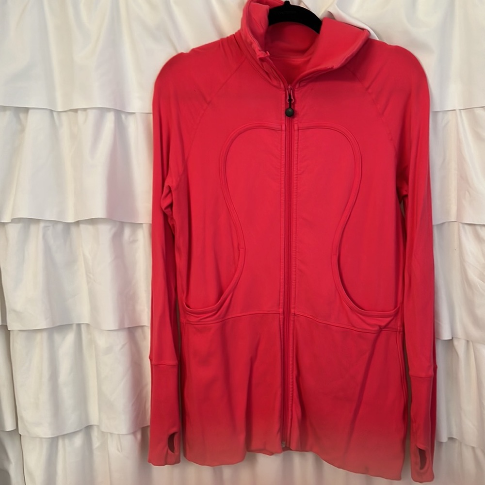 Lululemon hot pink jacket size 12